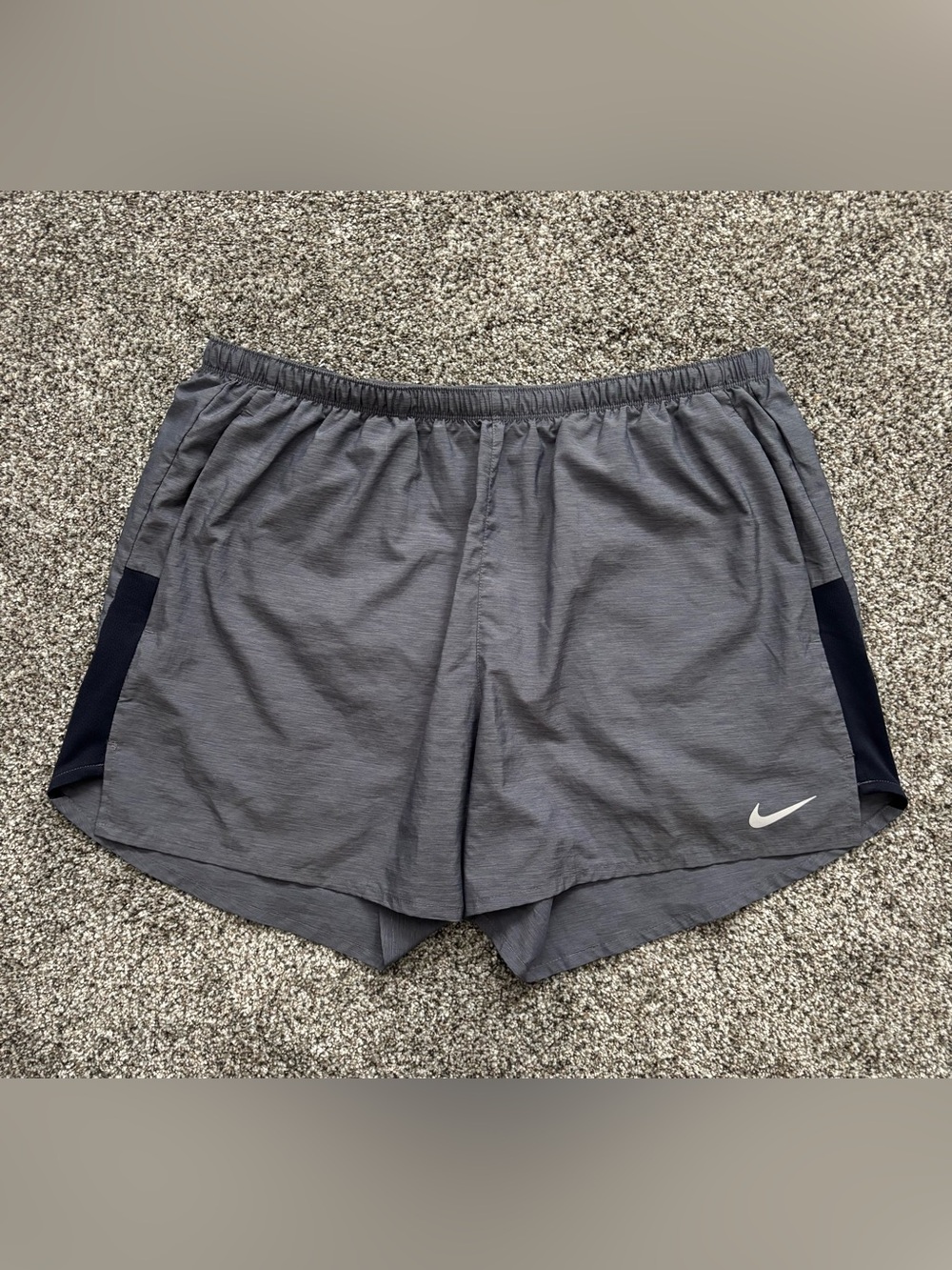 Nike Men’s Blue-Gray Dri-Fit Running Shorts